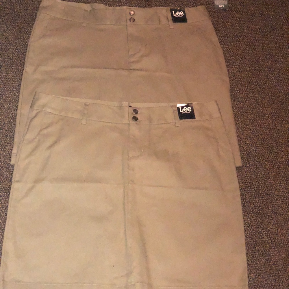 Kaki Lee jeans Uniform skirts (2) ladies 17